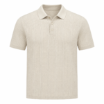 DMZ UNDERGROUND Meridian Textured Knit Polo